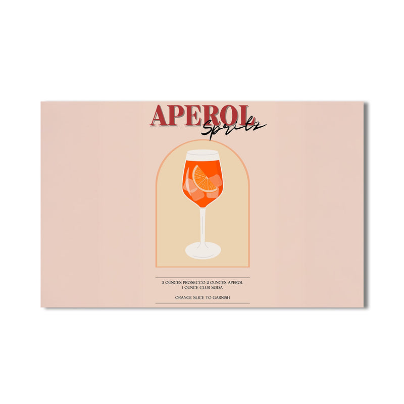 Aperol Spritz Cam Tablo – Cam Tablo