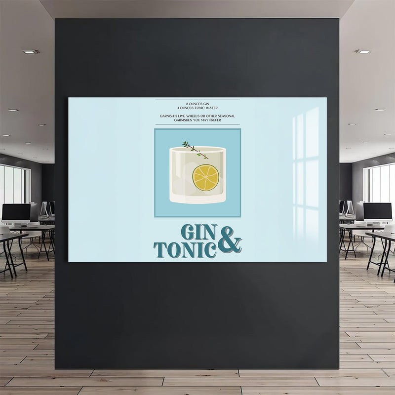 Gin Tonic Cam Tablo – Cam Tablo