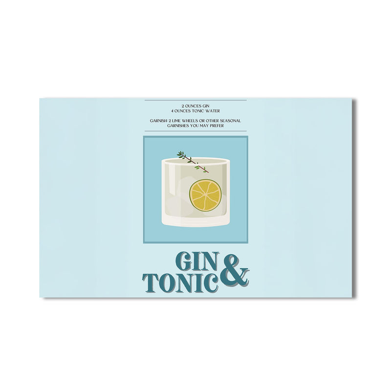 Gin Tonic Cam Tablo – Cam Tablo