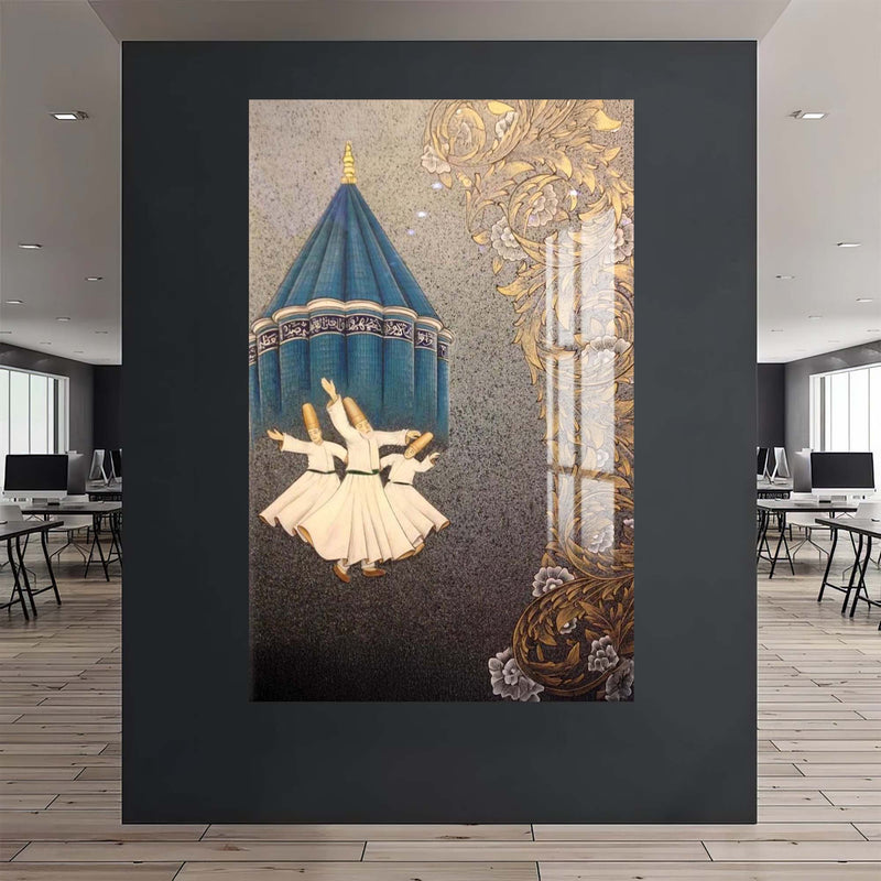 Mevlana ve Sema Cam Tablo – Cam Tablo