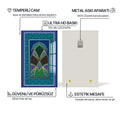 Geometrik Mescit Motifi Cam Tablo – Cam Tablo