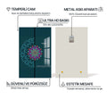 Mandala Motifli Cam Tablo – Cam Tablo