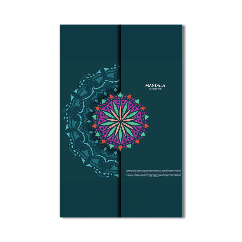 Mandala Motifli Cam Tablo – Cam Tablo