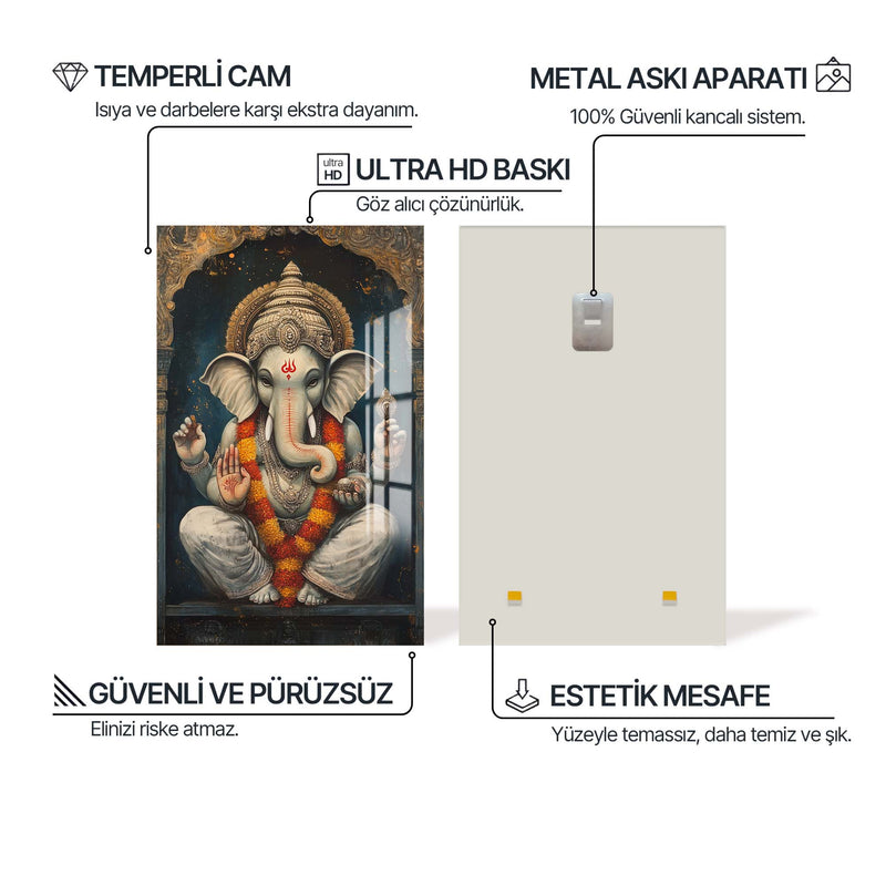Ganeşa Cam Tablo – Cam Tablo