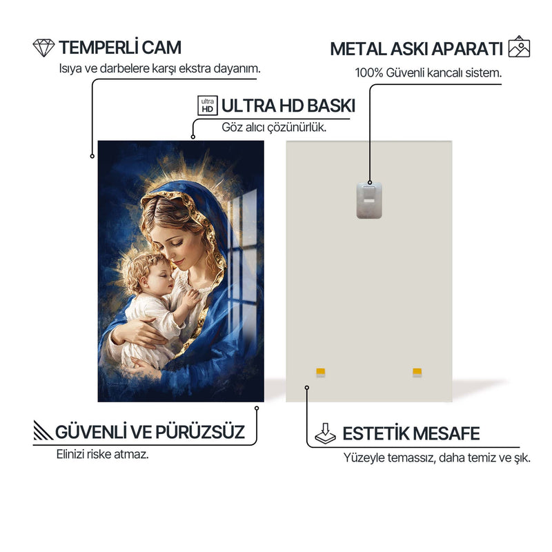 Hz. Meryem Cam Tablo – Cam Tablo