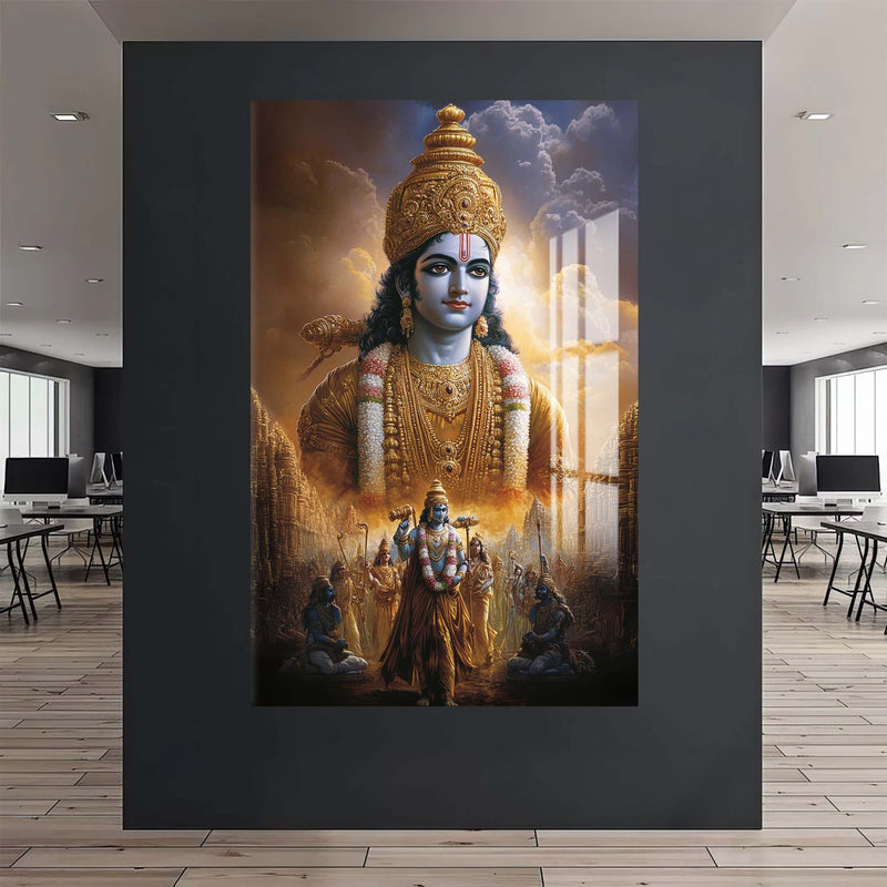 Hindu Tanrısı Cam Tablo – Cam Tablo