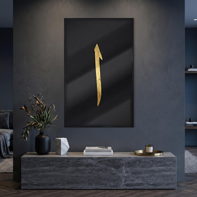 Zülfikar Elif Hat Sanatı Cam Tablo Ortam Görseli