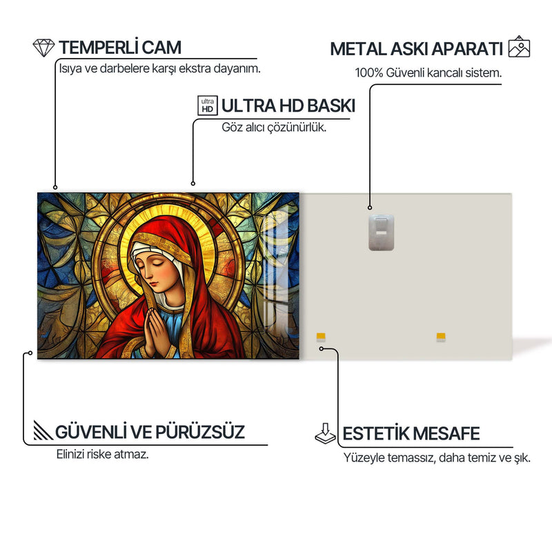 Meryem Ana Cam Tablo – Cam Tablo