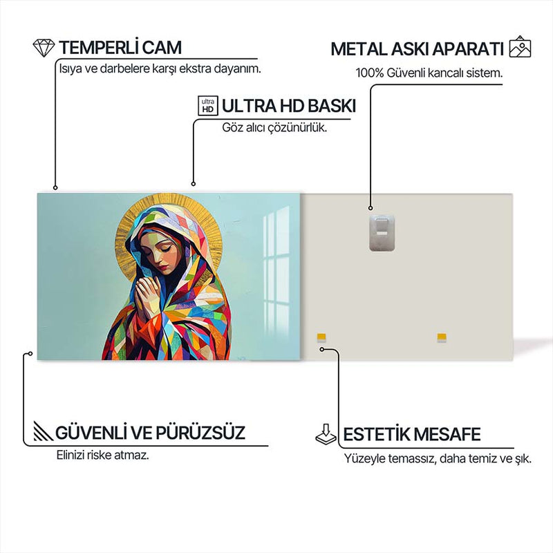 Meryem Ana Cam Tablo – Cam Tablo