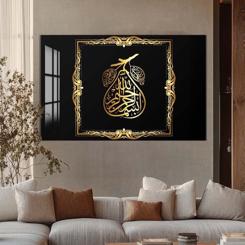 Besmele Hattı Cam Tablo – Cam Tablo
