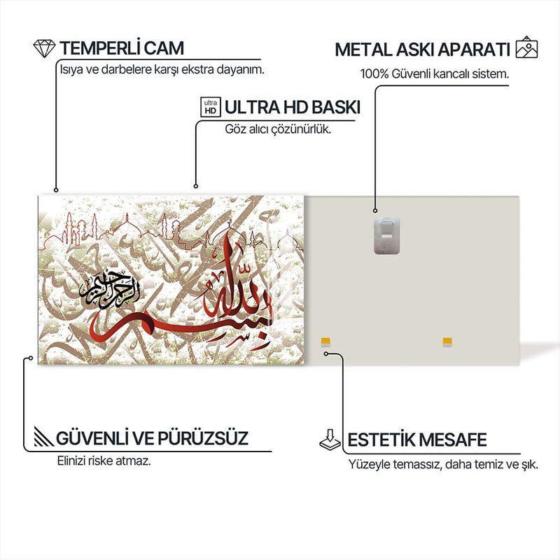 Besmele Cam Tablo – Cam Tablo