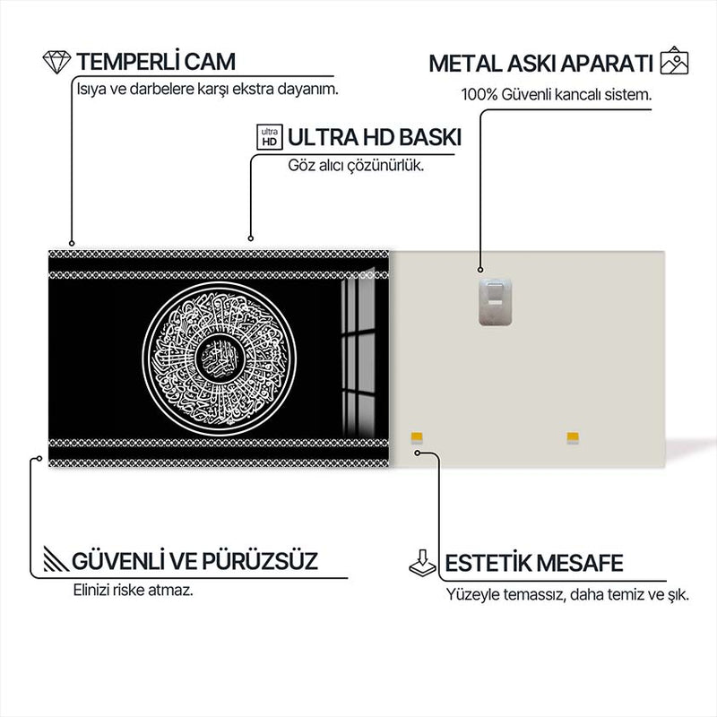 Hat Yazılı Cam Tablo – Cam Tablo