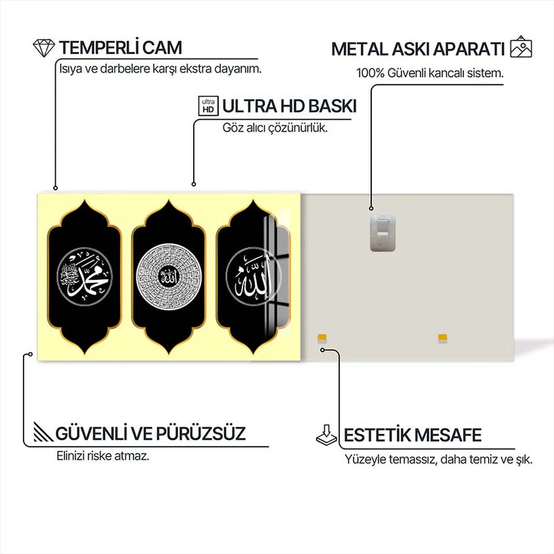 Nur Ayeti Cam Tablo – Cam Tablo