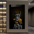 Asil Doberman Cam Tablo – Cam Tablo