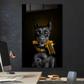 Asil Doberman Cam Tablo – Cam Tablo