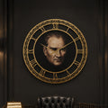 Atatürk Komutan Cam Duvar Saati