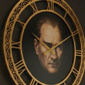 Atatürk Komutan Cam Duvar Saati