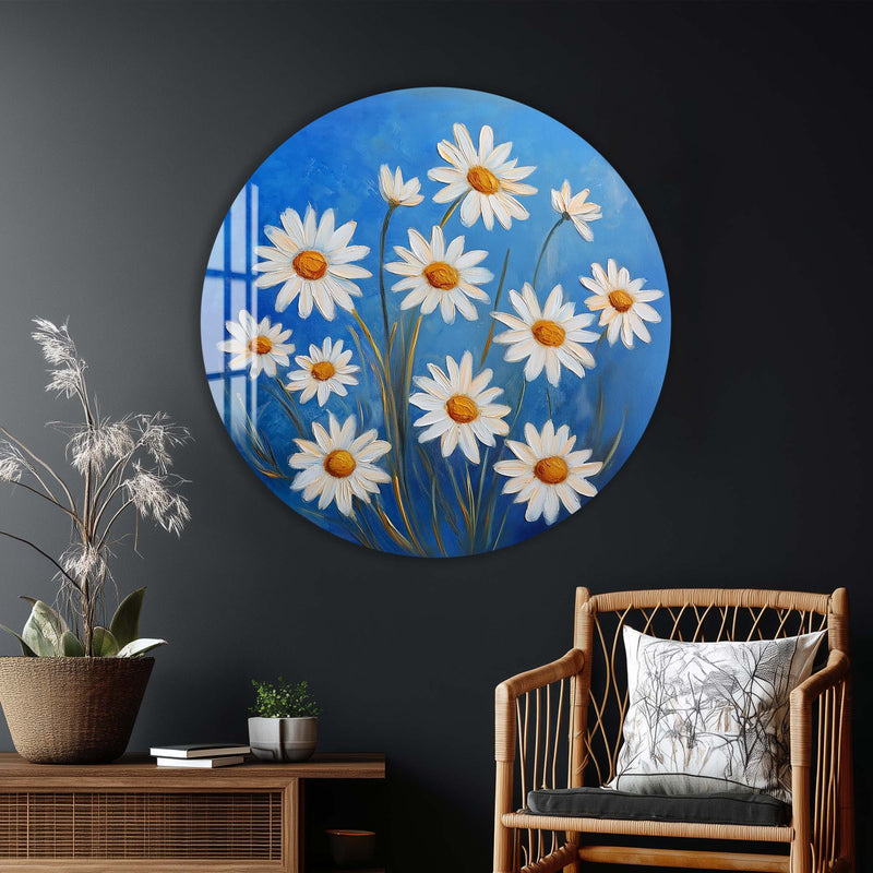 Blossae Yuvarlak Cam Tablo – Cam Tablo