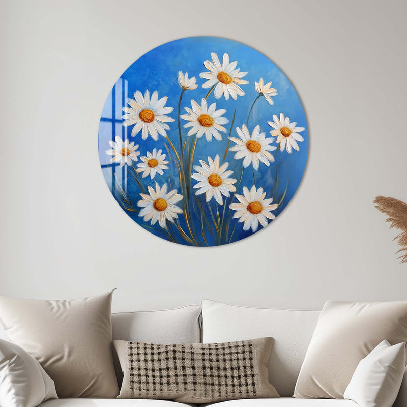 Blossae Yuvarlak Cam Tablo – Cam Tablo