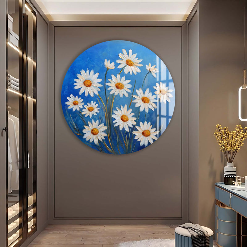 Blossae Yuvarlak Cam Tablo – Cam Tablo