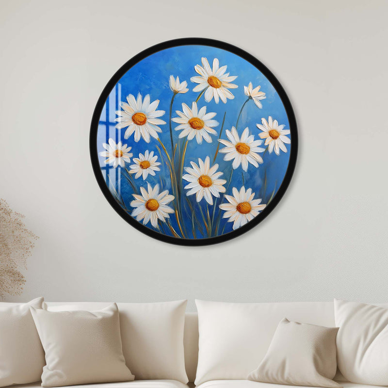 Blossae Yuvarlak Cam Tablo – Cam Tablo