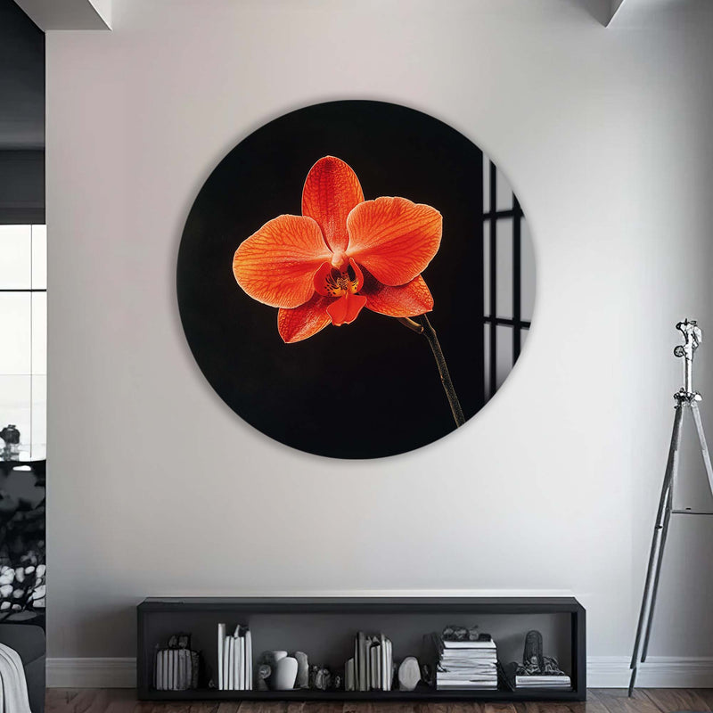 Eflora Yuvarlak Cam Tablo – Cam Tablo