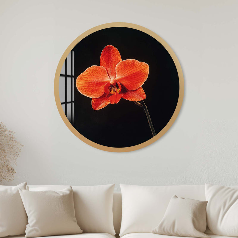Eflora Yuvarlak Cam Tablo – Cam Tablo