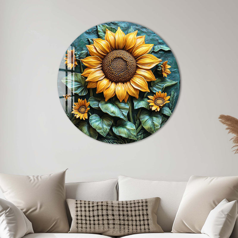 Florena Yuvarlak Cam Tablo – Cam Tablo