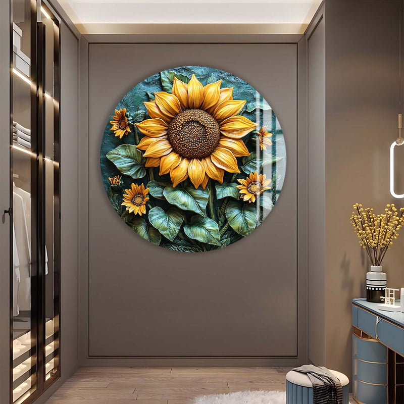 Florena Yuvarlak Cam Tablo – Cam Tablo