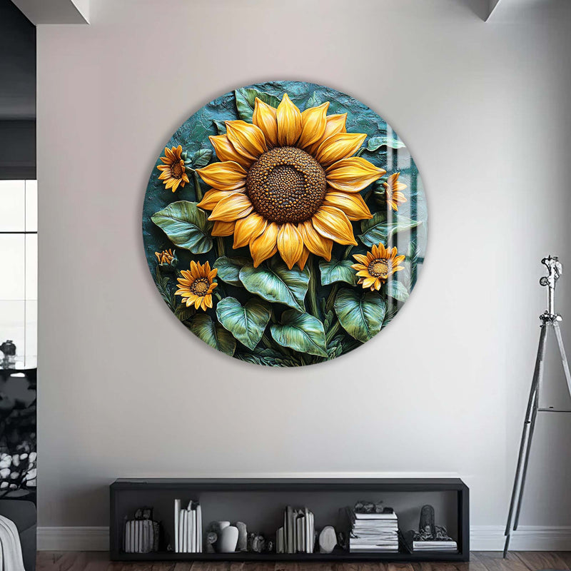 Florena Yuvarlak Cam Tablo – Cam Tablo
