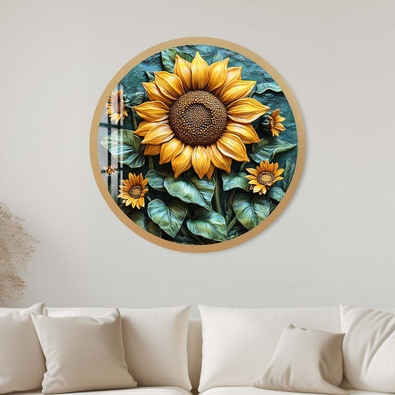 Florena Yuvarlak Cam Tablo – Cam Tablo