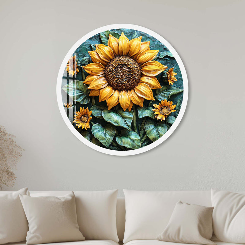 Florena Yuvarlak Cam Tablo – Cam Tablo