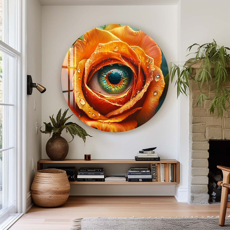 Mireva Yuvarlak Cam Tablo