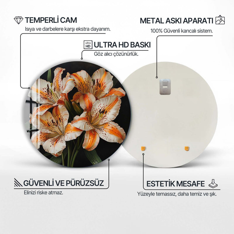 Miralis Yuvarlak Cam Tablo