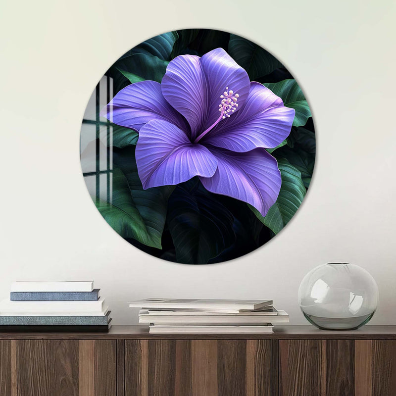 Blomiya Yuvarlak Cam Tablo – Cam Tablo