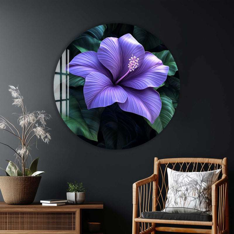 Blomiya Yuvarlak Cam Tablo – Cam Tablo