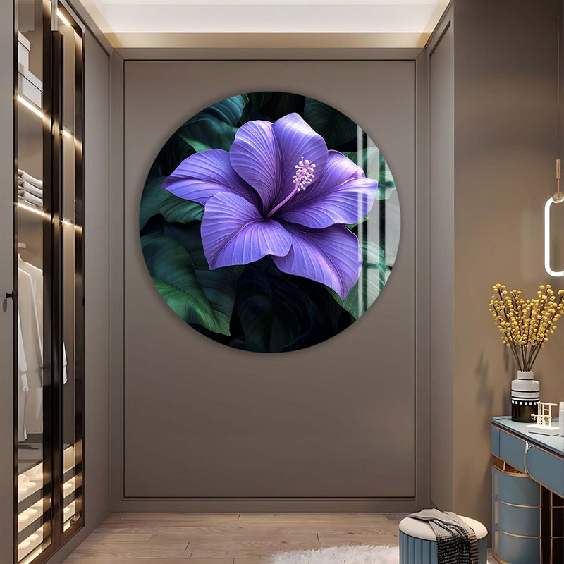 Blomiya Yuvarlak Cam Tablo – Cam Tablo