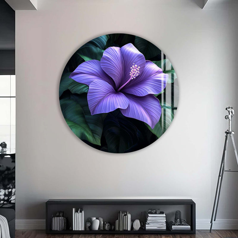 Blomiya Yuvarlak Cam Tablo – Cam Tablo