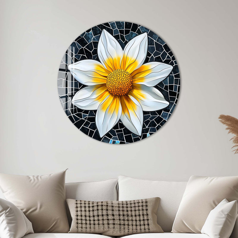 Rivella Yuvarlak Cam Tablo