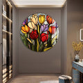 Virelle Yuvarlak Cam Tablo