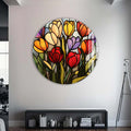 Virelle Yuvarlak Cam Tablo