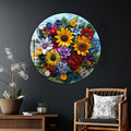 Florinelle Yuvarlak Cam Tablo – Cam Tablo