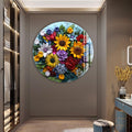Florinelle Yuvarlak Cam Tablo – Cam Tablo