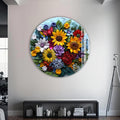 Florinelle Yuvarlak Cam Tablo – Cam Tablo