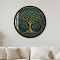 Ophelira Yuvarlak Cam Tablo