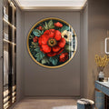 Floralis Yuvarlak Cam Tablo – Cam Tablo
