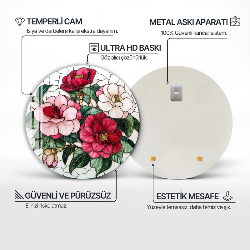 Azariel Yuvarlak Cam Tablo – Cam Tablo