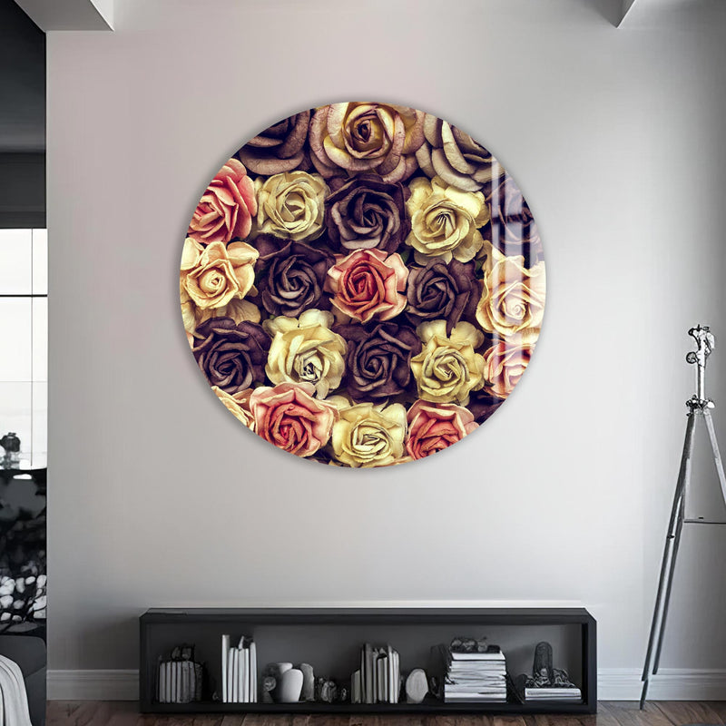 Lurevia Yuvarlak Cam Tablo