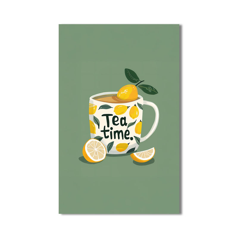 Limonlu Çay Cam Tablo – Cam Tablo