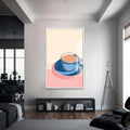 Espresso Cam Tablo – Beyaz Çerçeveli Cam Tablo